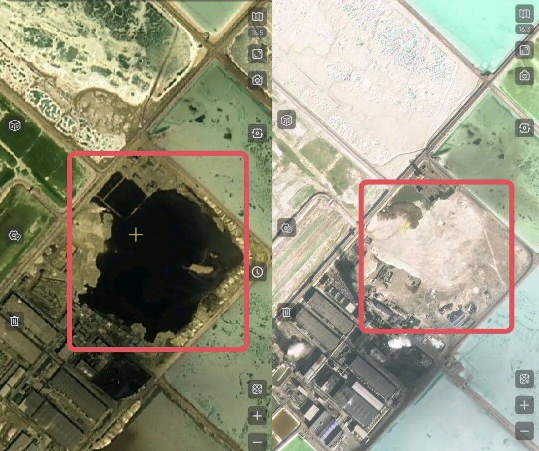 无视中央环保督察,青海一“矿霸”非法填埋大量工业危险废物,约2000亩水域90%已经消失