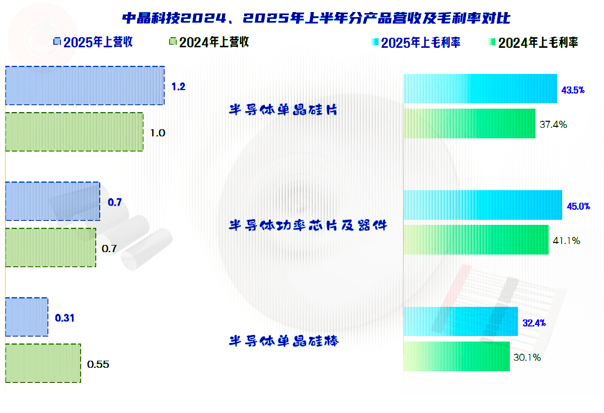中晶科技2025年上半年表现如何?