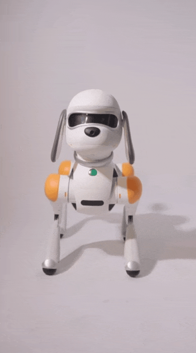 巨星传奇携手宇树科技推出“巨星狗” 浅色调亲和外形融合可爱与科技